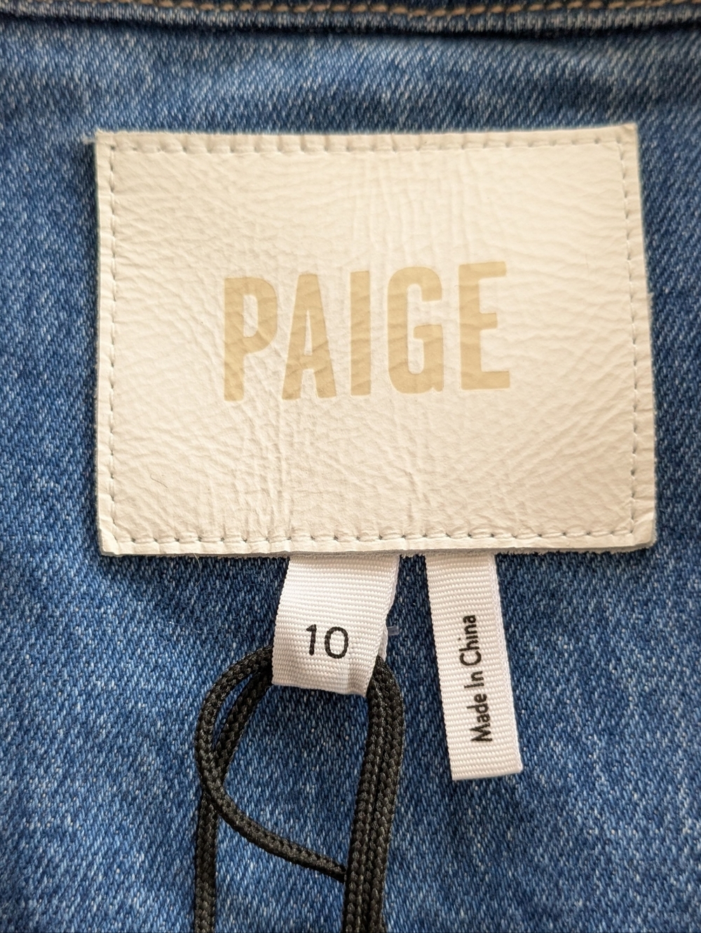Paige Kelsee Denim Dress Size 10 - Picture 10 of 11
